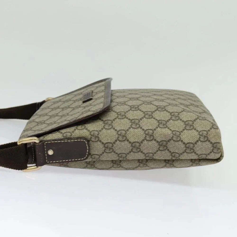 GUCCI GG Supreme Shoulder Bag PVC Beige Silver 223666 Auth ep10605 - Picture 6 of 16